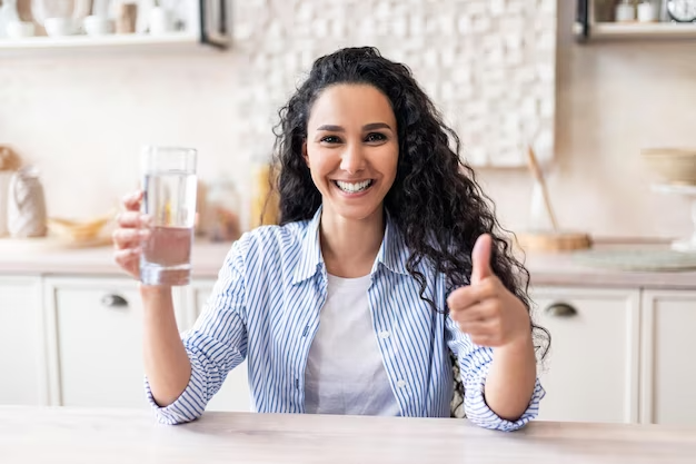 excited-latin-woman-holding-glass-with-clean-water-showing-thumb-up-sitting-table-kitchen_116547-21628.png